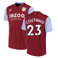 Aston Villa Coutinho 23 Home Red Replica 2022-23 Jersey
