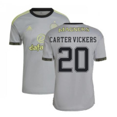 Celtic Away CARTER VICKERS 20 Gray Authentic 2022-23 Jersey