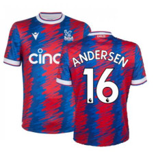 Crystal Palace ANDERSEN 16 Home Red And Blue Replica 2022-23 Jersey