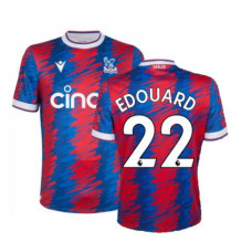 Crystal Palace Edouard 22 Home Red And Blue Replica 2022-23 Jersey