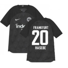 Eintracht Frankfurt Away HASEBE 20 Black Replica 2022-23 Jersey