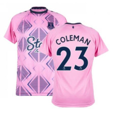 Everton Away Coleman 23 Pink Authentic 2022-23 Jersey