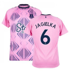 Everton Away JAGIELKA 6 Pink Authentic 2022-23 Jersey