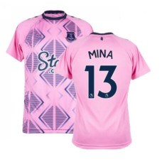 Everton Away MINA 13 Pink Authentic 2022-23 Jersey