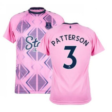 Everton Away PATTERSON 3 Pink Authentic 2022-23 Jersey
