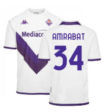 Fiorentina Away AMRABAT 34 White Replica 2022-23 Jersey