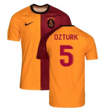 Galatasaray Home OZTURK 5 YelLow And Red Replica 2022-23 Jersey
