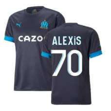 Marseille Away ALEXIS 70 Navy Authentic 2022-23 Jersey