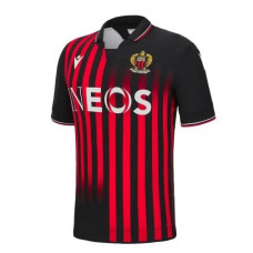 Women OGC Nice Home Red and Black Replica 2022-23 Jersey