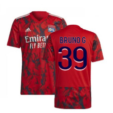 Olympique Lyon Away BRUNO G 39 Red Replica 2022-23 Jersey