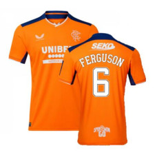 Rangers Third FERGUSON 6 orange Authentic 2022-23 Jersey