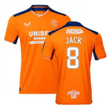Rangers Third JACK 8 orange Replica 2022-23 Jersey