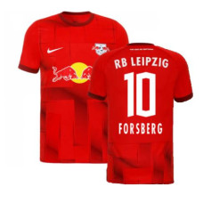 Red Bull Leipzig Away Forsberg 10 Red Replica 2022-23 Jersey