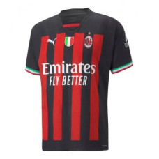 2022/23 Ac Milan Home Red and Black Authentic Jersey