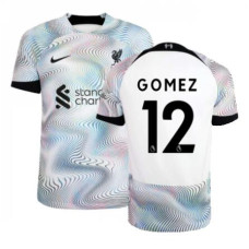 2022/23 Liverpool Away Gomez 12 Authentic white/black Jersey