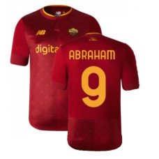 2022-23 Roma Abraham 9 Home Red Replica Jersey