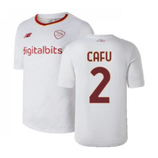 2022-23 Roma Cafu 2 Away White Replica Jersey