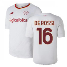 2022-23 Roma DE ROSSI 16 Away White Replica Jersey