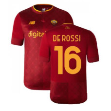 2022-23 Roma DE ROSSI 16 Home Red Authentic Jersey