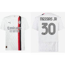 2023/24 AC Milan 30 - Messias Jr Away White Authentic Jersey