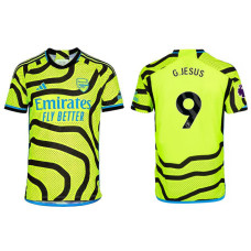2023/24 Arsenal G.JESUS 9 Away Green Authentic Jersey