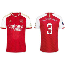 2023/24 Arsenal WUBBEN-MOY 3 Home Red Authentic Jersey
