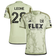 Men's LAFC Away Green Leone,Antonio - 28 Authentic 2023/24 Jersey